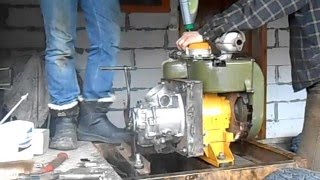 Как соединить КПП мт с двигателем УД 15 (вариант второй)