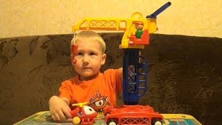 Игрушка башенный кран  Играем и показываем