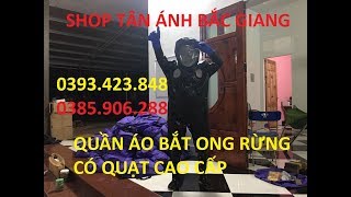 ÁO BẢO HỘ BẮT ONG CÓ QUẠT 01 SHOP TÂN ÁNH BẮC GIANG