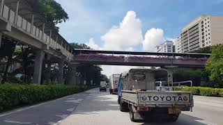 Singapore Bus ride to Airport (Route 34) Go-Ahead Singapore