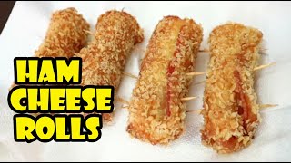 How To Make Ham And Cheese Rolls | Ham And Cheese Rolls Easy Recipe