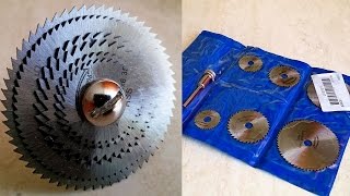 Дисковые пилы или отрезные диски-круги по дереву для бормашины Dremel (Aliexpress)