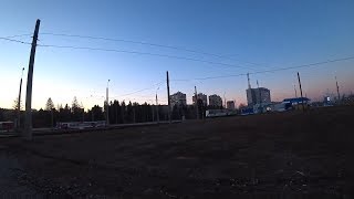 ТРАМВАЙ №10 ИЖЕВСК. ИЗ ОКНА 10 ТРАМВАЯ