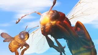ПЧЕЛА ПРОТИВ ШЕРШНЯ! СИМУЛЯТОР ПЧЕЛЫ | Bee Simulator