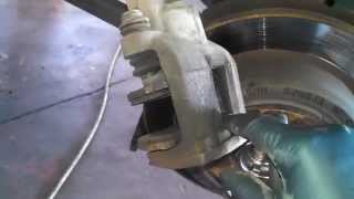 Rear brake pad replacement Jeep Commander 2005 - 2010 pads rotor Cherokee Install Remove Replace