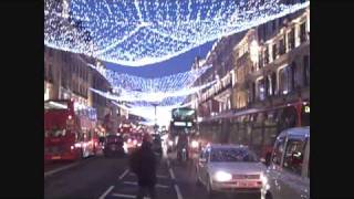London's Christmas Lights in Oxford Street, Regent Street and Carnaby Street