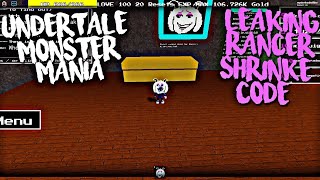 Roblox Undertale Monster Mania: Leaking Rancer Shrinke  Code (Revealed)