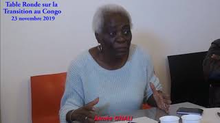 Intervention de Aimée GNALI à la Table ronde sur les Institutions à Paris