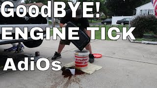 FIXED MY TICK in 2018 MUSTANG GT With an OIL CHANGE NO MORE ENGINE NOISE bbq tick