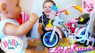 ♥ Кукла БЕБИ БОРН, Велосипед для куклы Беби Бон Эмили, Беби Бон Видео для детей