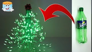 Простая Идея Как Сделать Елку из Пластиковых Бутылок Своими Руками Мастер Класс