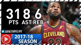 LeBron James Full Highlights vs Hornets (2017.11.15) - 31 Pts, 8 Ast, BEAST!