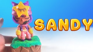 как слепить СЭНДИ из пластилина БРАВЛ СТАРС - BRAWL STARS