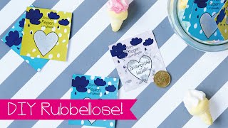 DIY | RUBBELLOSE EINFACH SELBST GEBASTELT | LOSE | KINDERGEBURTSTAG