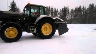 John Deere 6920 ja Polanneterä