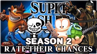 Super Smash Bros Ultimate - Rate Their Chances S2 [3] Crash Bandicoot, Sans, Scorpion & A Worm!