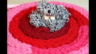 САМЫЙ КРАСИВЫЙ И МЯГКИЙ КОВРИК ИЗ СТАРЫХ КОЛГОТОК