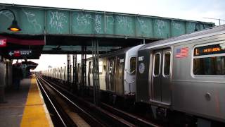 MTA New York City Subway : 8th Avenue - 14th Street Bound R143 L Train @ Livonia Avenue Station