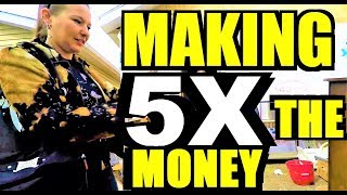 Ep90: PICKING FOR PROFIT * MAKING 5x OUR MONEY IN 3Hrs * Live Action Garage Sale Footage