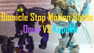 (LEGO) Bionicle 2015 Stop Motion: Battle Onua VS Kopaka (Bionicle 2015)