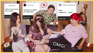 KPOPER respondiendo 100 preguntas DEPILANDOSE las piernas