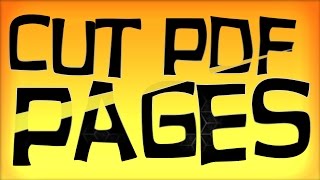 How to Cut PDF Pages with Google Chrome | 100% WORK