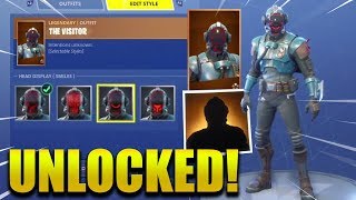 *NEW* BLOCKBUSTER UNLOCKED (The Visitor) Skin ! Fortnite Battle Royale