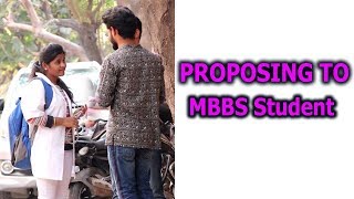 NEXT LEVEL PROPOSING TO MBBS STUDENT |TELUGU PRANKS |DREAMBOY JAYSURYA
