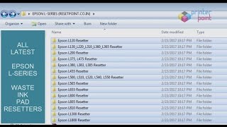 Epson All L-Series Printer Resetters / Adjustment Programs