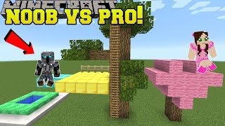 Minecraft: NOOB VS PRO!!! - BUILD BATTLE PRO TEAM! - Mini-Game