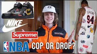 Supreme Nike NBA Collab - Cop Or Drop? Supreme Week 3 S/S '18