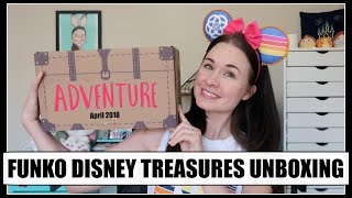 DISNEY TREASURES FUNKO UNBOXING! | Adventure! | April 2018 - Final Box!