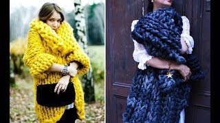 Вязание Спицами - Кардиган - Крупная Вязка 2019 / Knitting with Needles Cardigan Large Binding