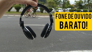 Fone de ouvido BOM E BARATO - Bluedio T2 (Análise / Review)