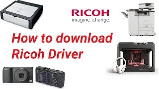 Ricoh All driver, Application and Software available in here || Teach World ||