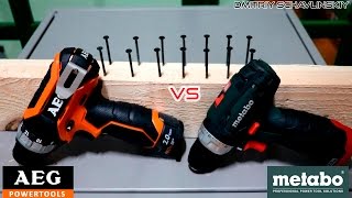 Какой шуруповерт выбрать? Metabo & AEG/PowerMaxx BS & BS12C2/Сравнительный тест-обзор