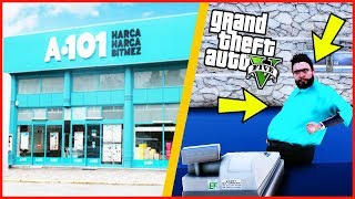 YENİ AÇILAN A101'DE KASİYER OLDUM! - GTA 5 A101 Modu