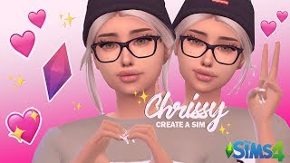 Sims 4: CAS | CHRISSY + FULL CC LIST (LINKS)  ♡
