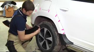 Монтаж накладок на крылья Renault Duster (расширители арок)