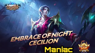 Cecilion New Hero Killer Skill - Top Global Mage | Cecilion Mobile Legends