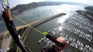 paramotor over conwy to the gladiator soundtrack - its ace go buy it!