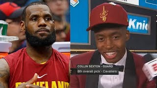 LeBron James Called Out & Begged To Stay In Cleveland By New Cavaliers Player Collin Sexton!