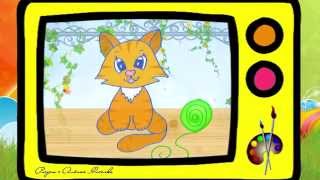 Как нарисовать котенка, кошку. Оживающие рисунки / How to draw a cat. Наше всё!