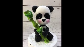 Лепим Панду из мастики ( прямой эфир из Instagram )fondant panda