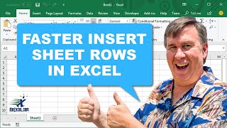 Insert Sheet Rows in Excel - Episode 2318