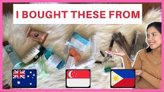 Beauty Products That I Bought from Different Countries