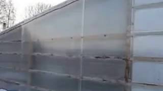 Зимняя теплица. Часть 6.Крепим поликарбонат.