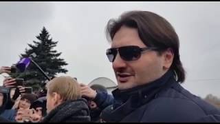 Похороны Юлии Началовой на Троекуровском кладбище Москвы