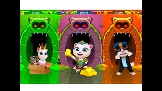 МОЙ ГОВОРЯЩИЙ ТОМ  БЕГ ЗА ЗОЛОТОМ #80 МУЛЬТИК ПРО КОТИКОВ  мультик игра УШАСТИК KIDS