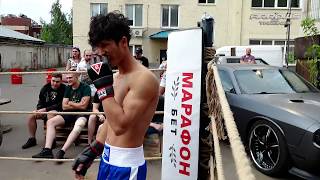Боксёр со стройки против Адского повара !!! Хороший Бой !!